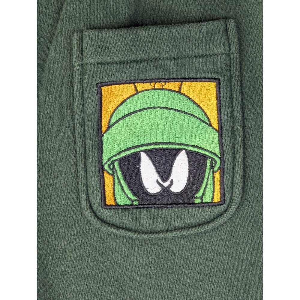 VTG Marvin The Martian Embroidered Sweatpants MEDIUM Looney Tunes Warner Bros